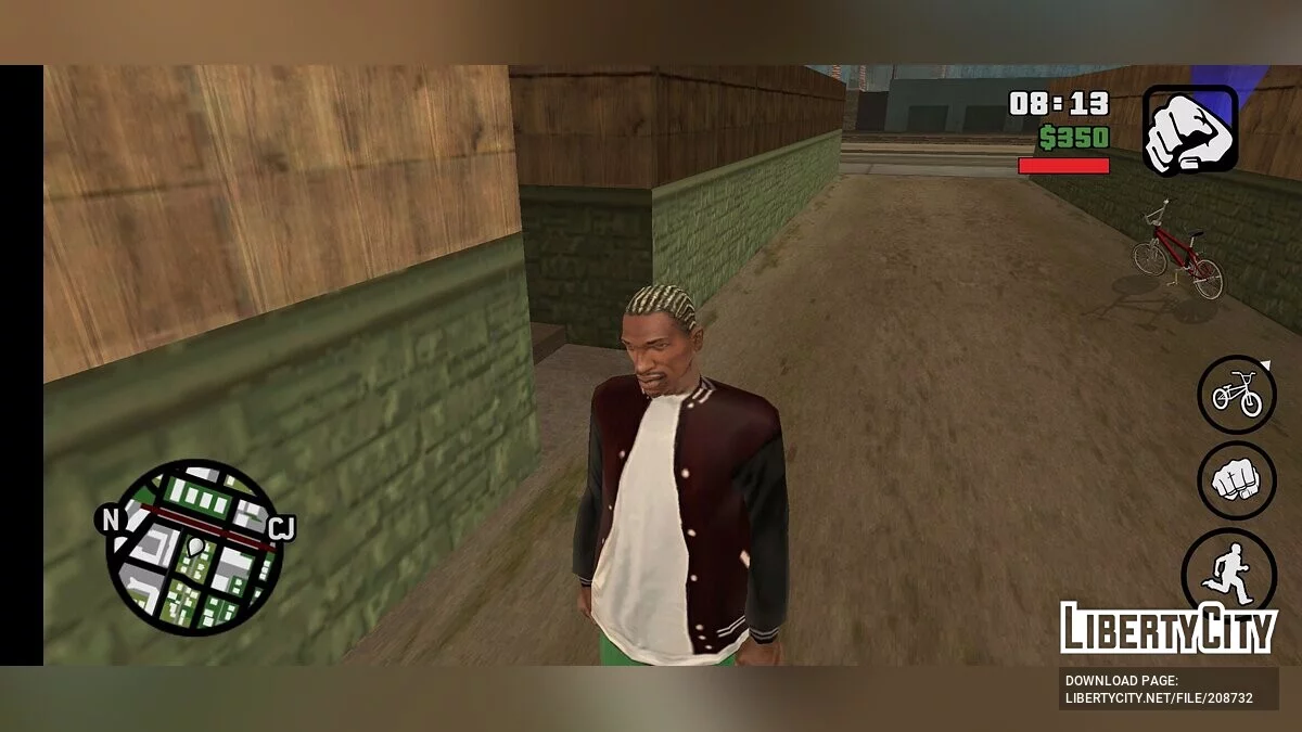 Улучшен скин Карла / GTA San Andreas (iOS, Android)