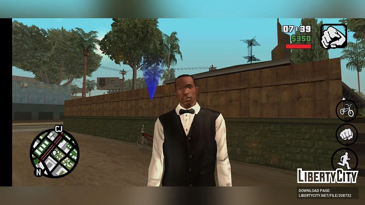 Улучшен скин Карла / GTA San Andreas (iOS, Android)