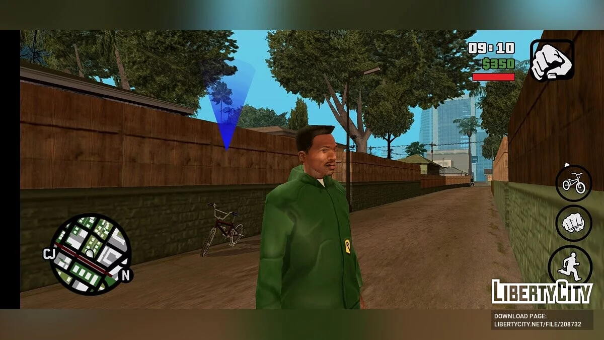 Улучшен скин Карла / GTA San Andreas (iOS, Android)