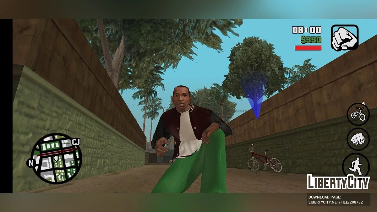 Улучшен скин Карла / GTA San Andreas (iOS, Android)