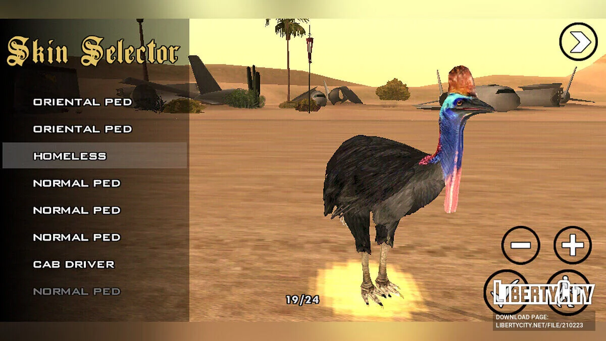 Цесарка из Far Cry 3 / GTA San Andreas (iOS, Android)