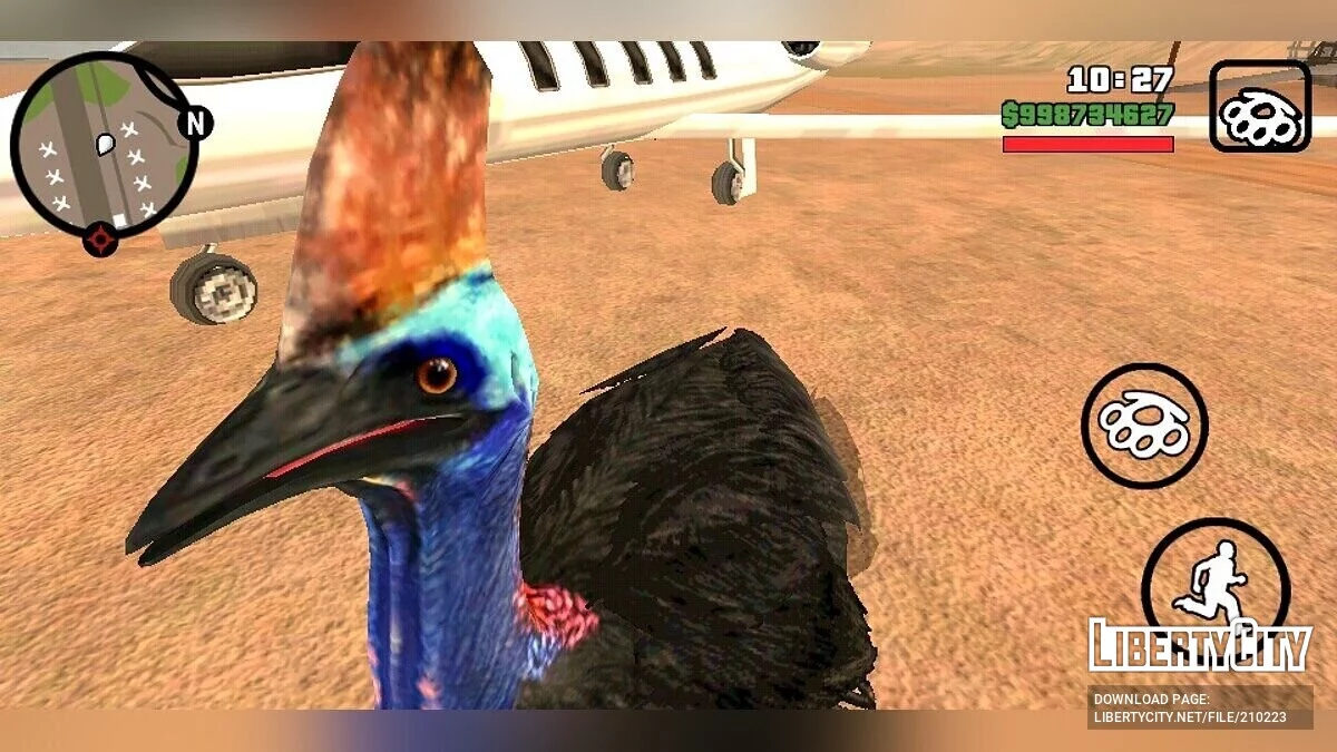 Цесарка из Far Cry 3 / GTA San Andreas (iOS, Android)