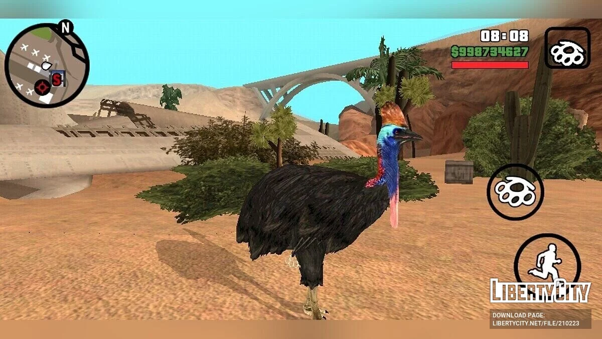 Цесарка из Far Cry 3 / GTA San Andreas (iOS, Android)