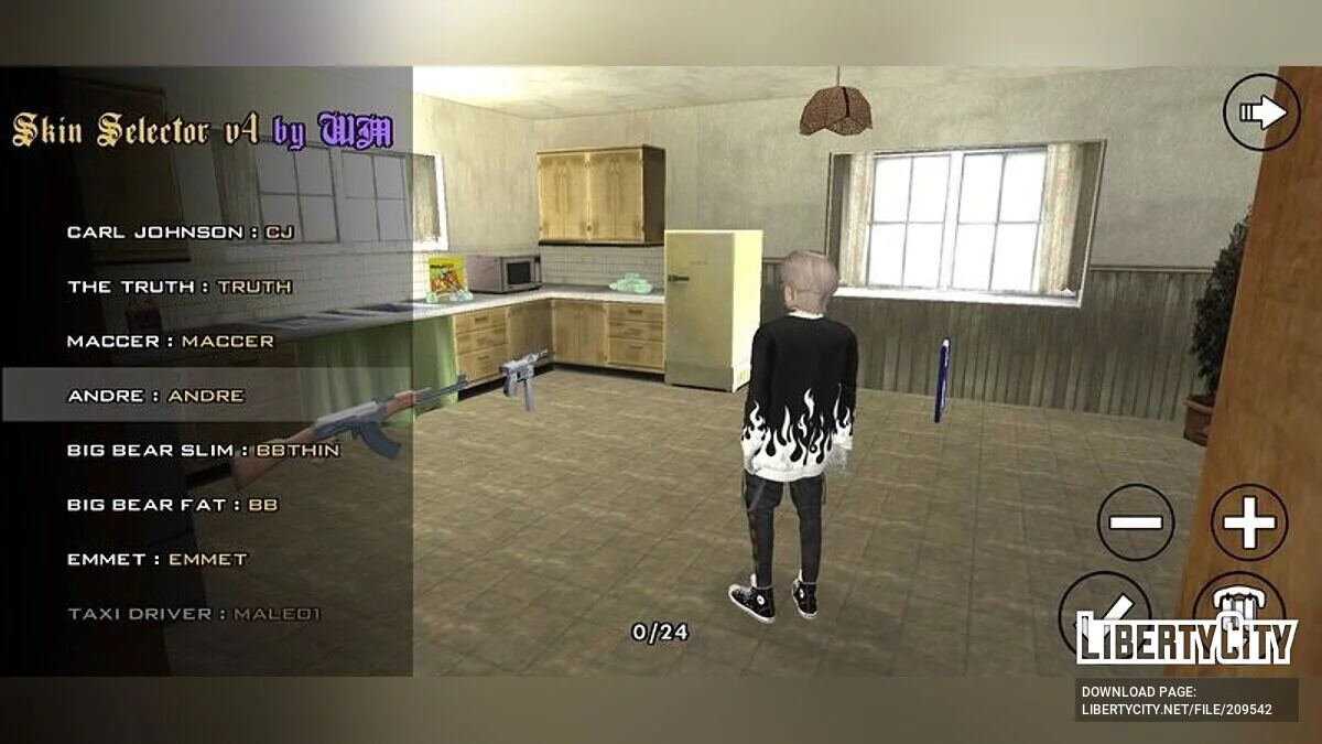 Dark Flame Sweater / GTA San Andreas (iOS, Android)