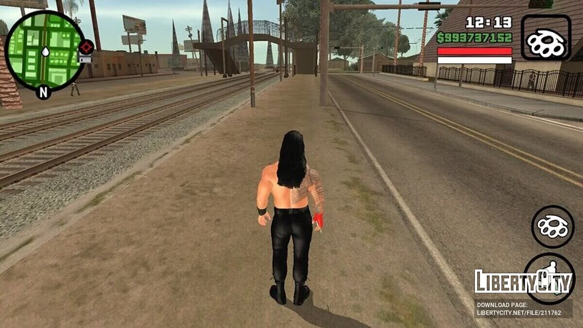 Tribal Chief Roman Reigns / GTA San Andreas (iOS, Android)