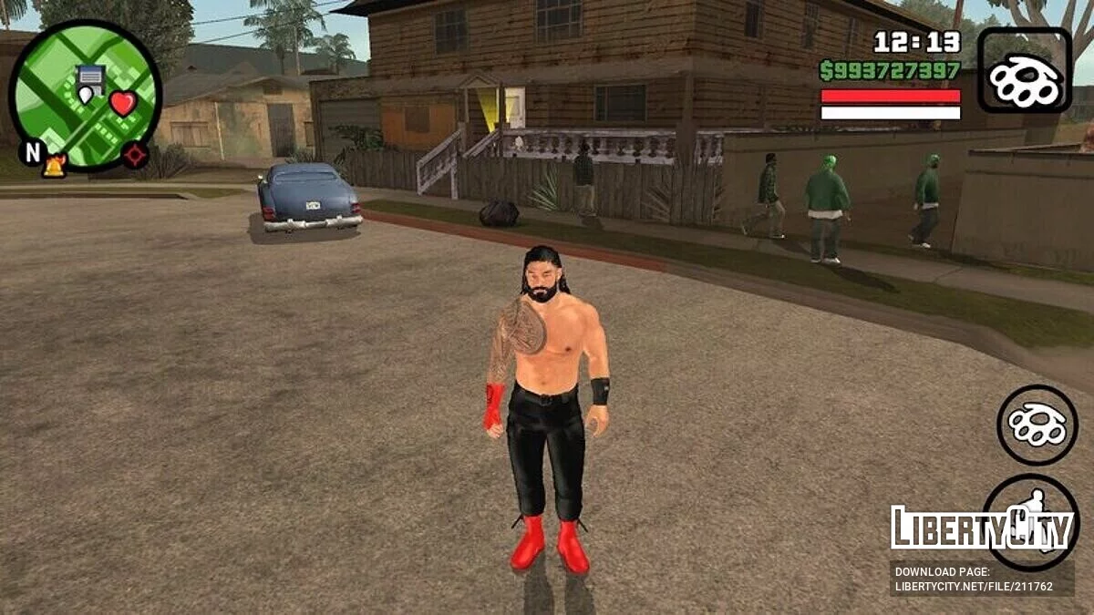 Tribal Chief Roman Reigns / GTA San Andreas (iOS, Android)