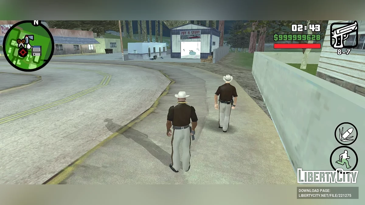 Униформа сельского шерифа / GTA San Andreas (iOS, Android)