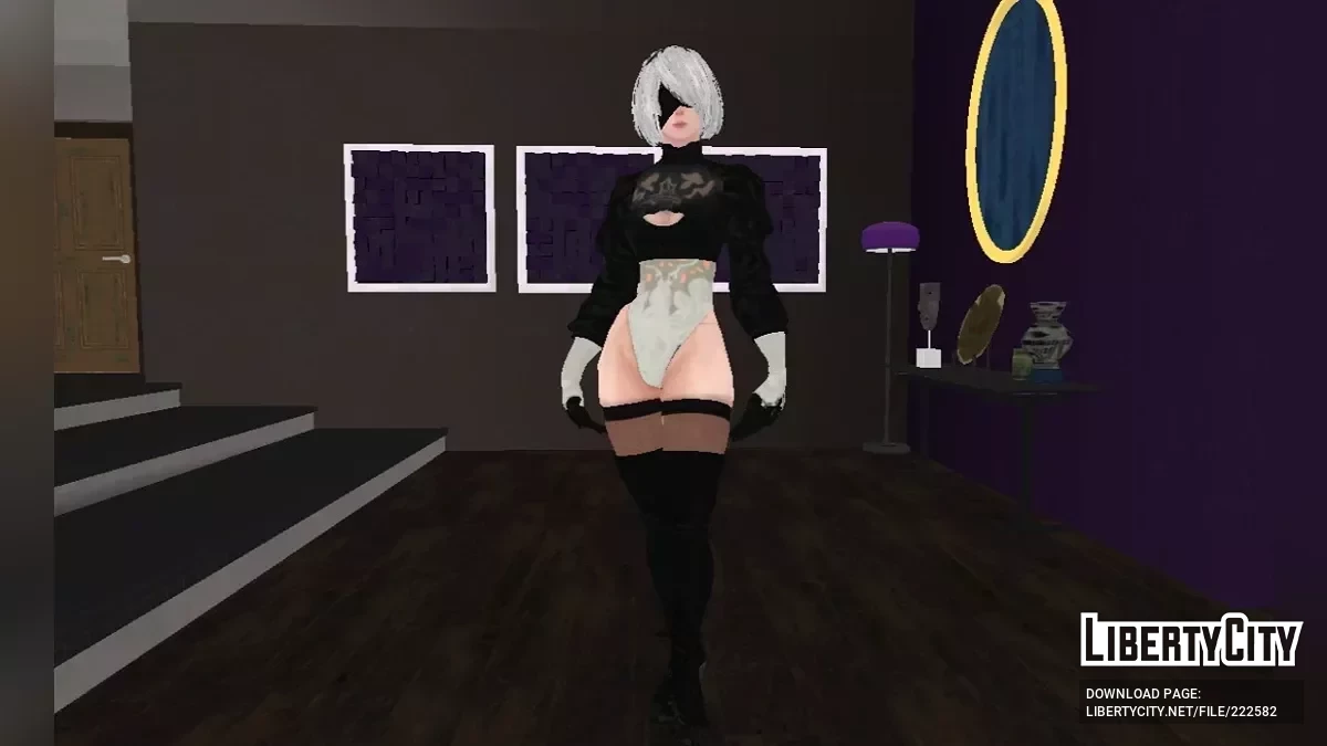 2B из Soul Calibur VI / GTA San Andreas (iOS, Android)