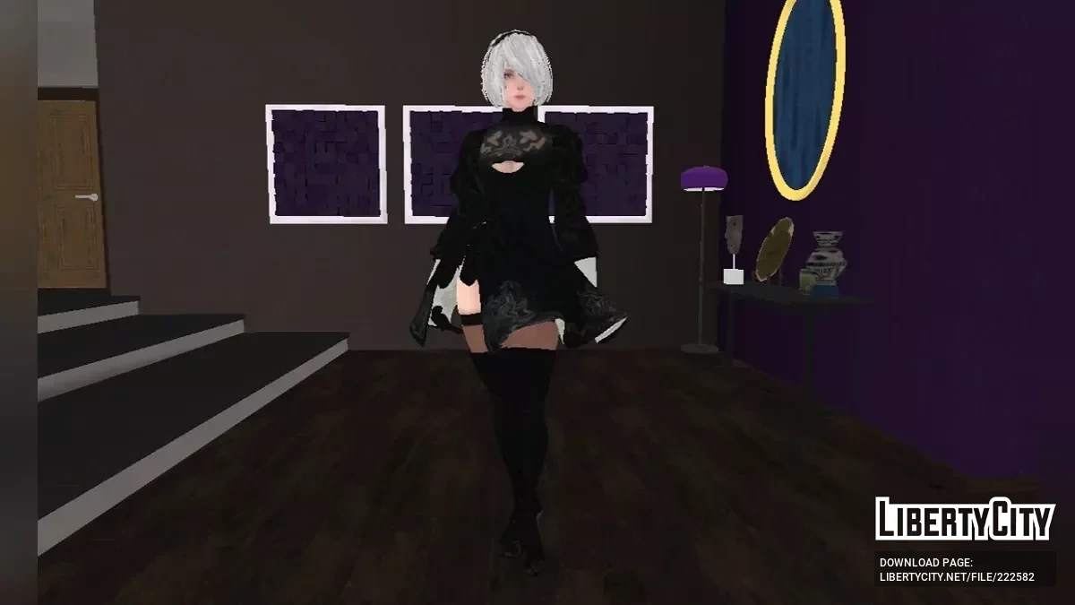 2B из Soul Calibur VI / GTA San Andreas (iOS, Android)