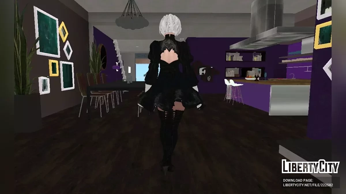 2B из Soul Calibur VI / GTA San Andreas (iOS, Android)