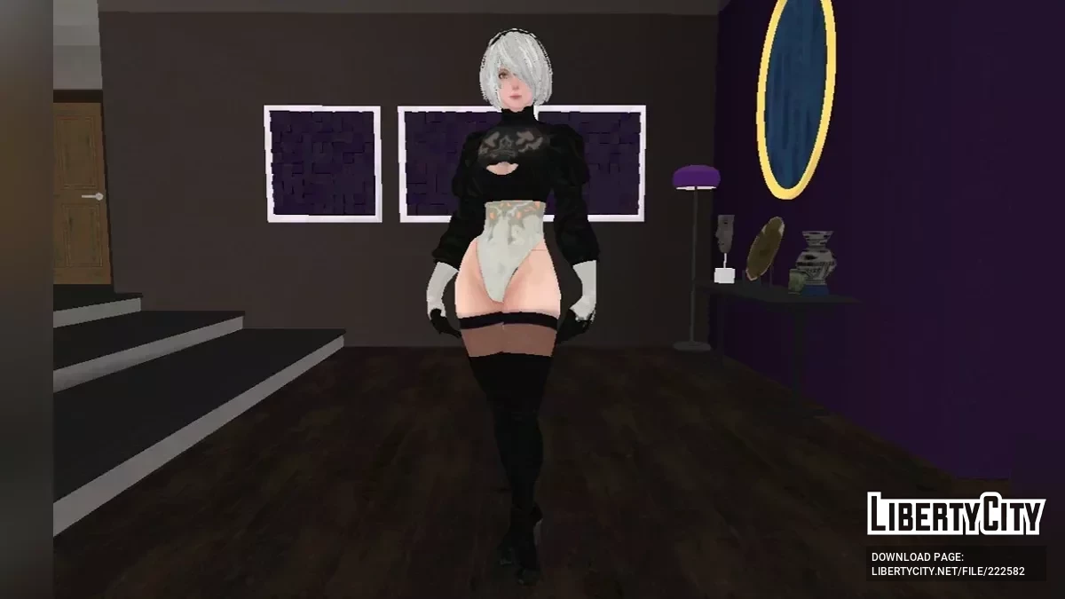 2B из Soul Calibur VI / GTA San Andreas (iOS, Android)