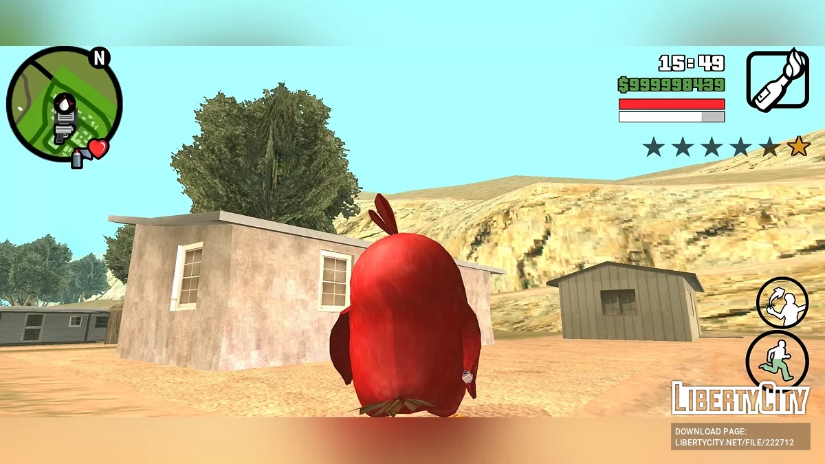 Подборка скинов из Angry Birds / GTA San Andreas (iOS, Android)