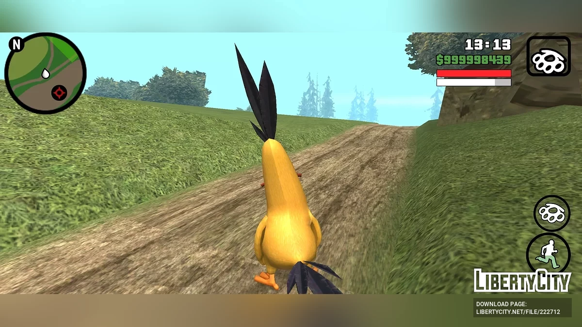 Подборка скинов из Angry Birds / GTA San Andreas (iOS, Android)