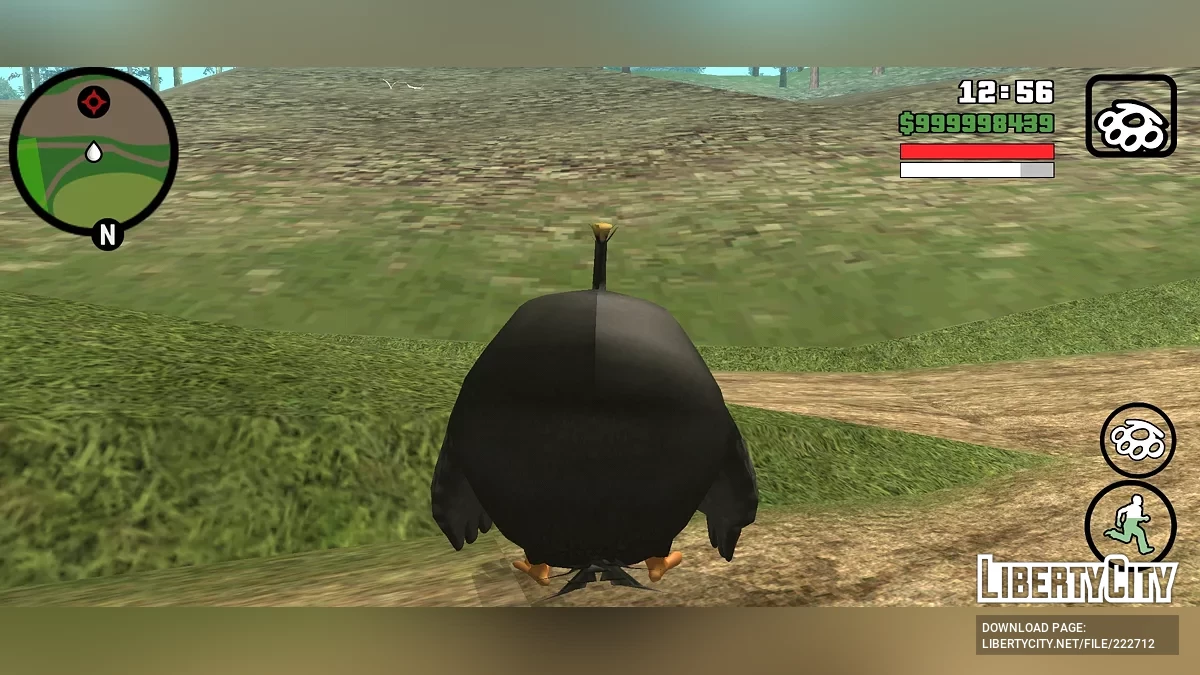 Подборка скинов из Angry Birds / GTA San Andreas (iOS, Android)