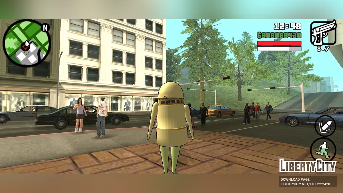 Робот Бендер Родригес / GTA San Andreas (iOS, Android)