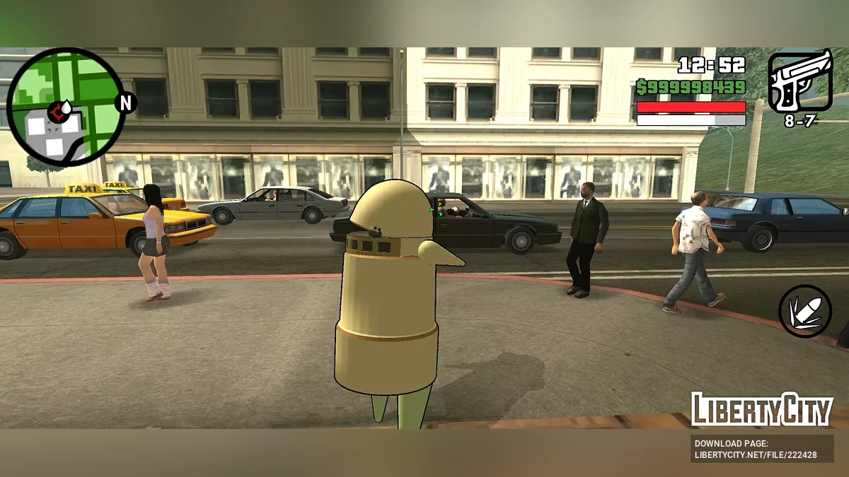 Робот Бендер Родригес / GTA San Andreas (iOS, Android)