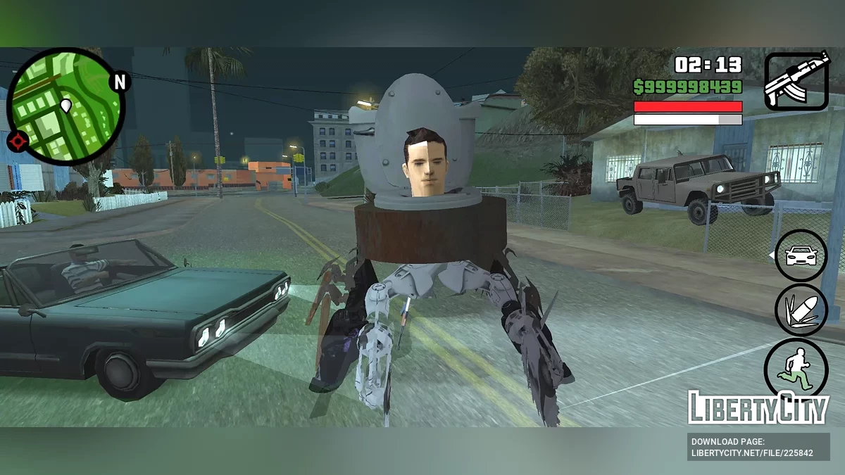 Туалет Клод / GTA San Andreas (iOS, Android)