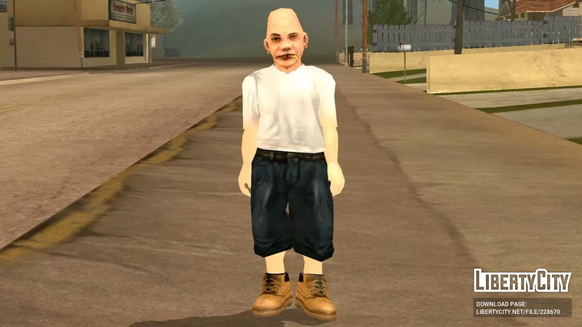 Скин Маленького Реднека (cwmyhb1) / GTA San Andreas (iOS, Android)