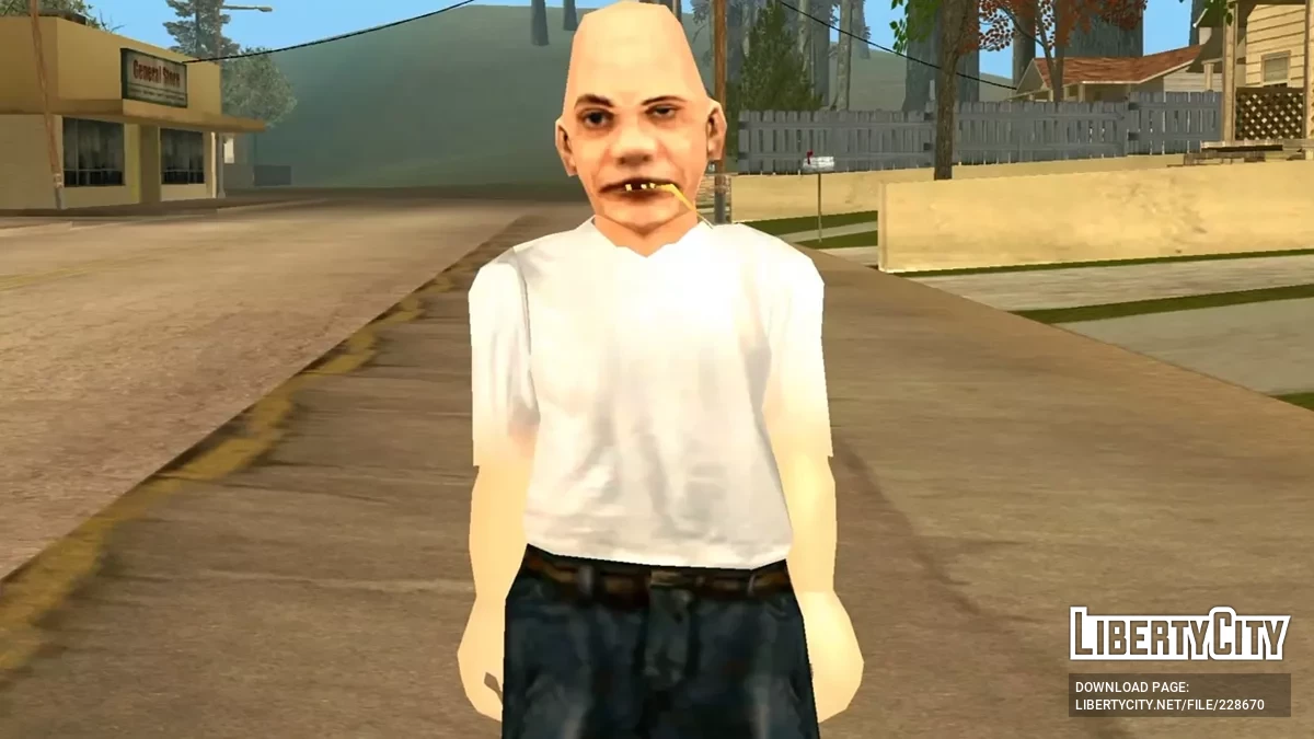 Скин Маленького Реднека (cwmyhb1) / GTA San Andreas (iOS, Android)