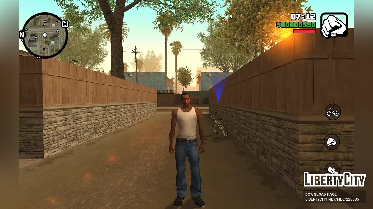CJ из RoSa Project Evolved / GTA San Andreas (iOS, Android)