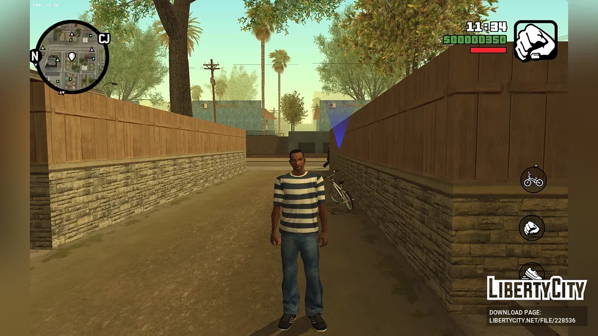 CJ из RoSa Project Evolved / GTA San Andreas (iOS, Android)