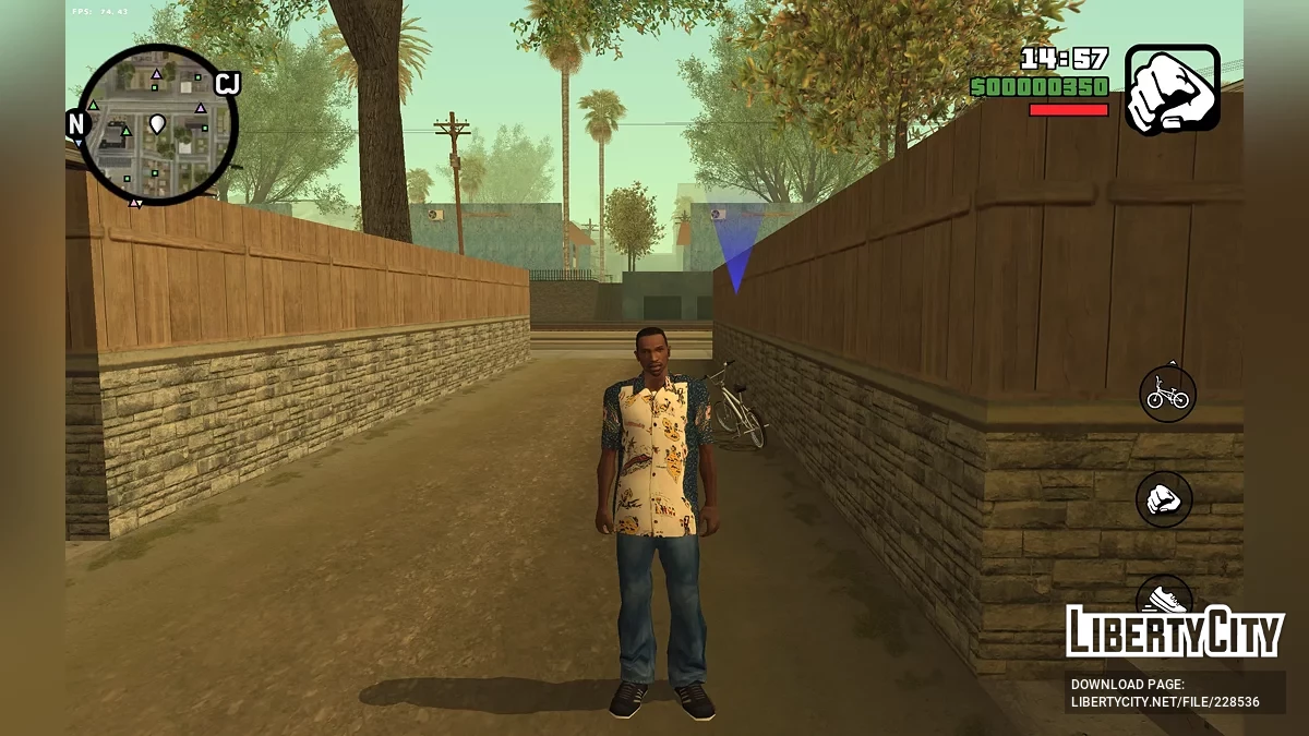 CJ из RoSa Project Evolved / GTA San Andreas (iOS, Android)