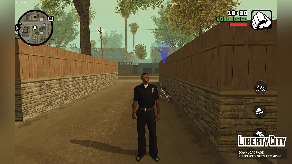 CJ из RoSa Project Evolved / GTA San Andreas (iOS, Android)