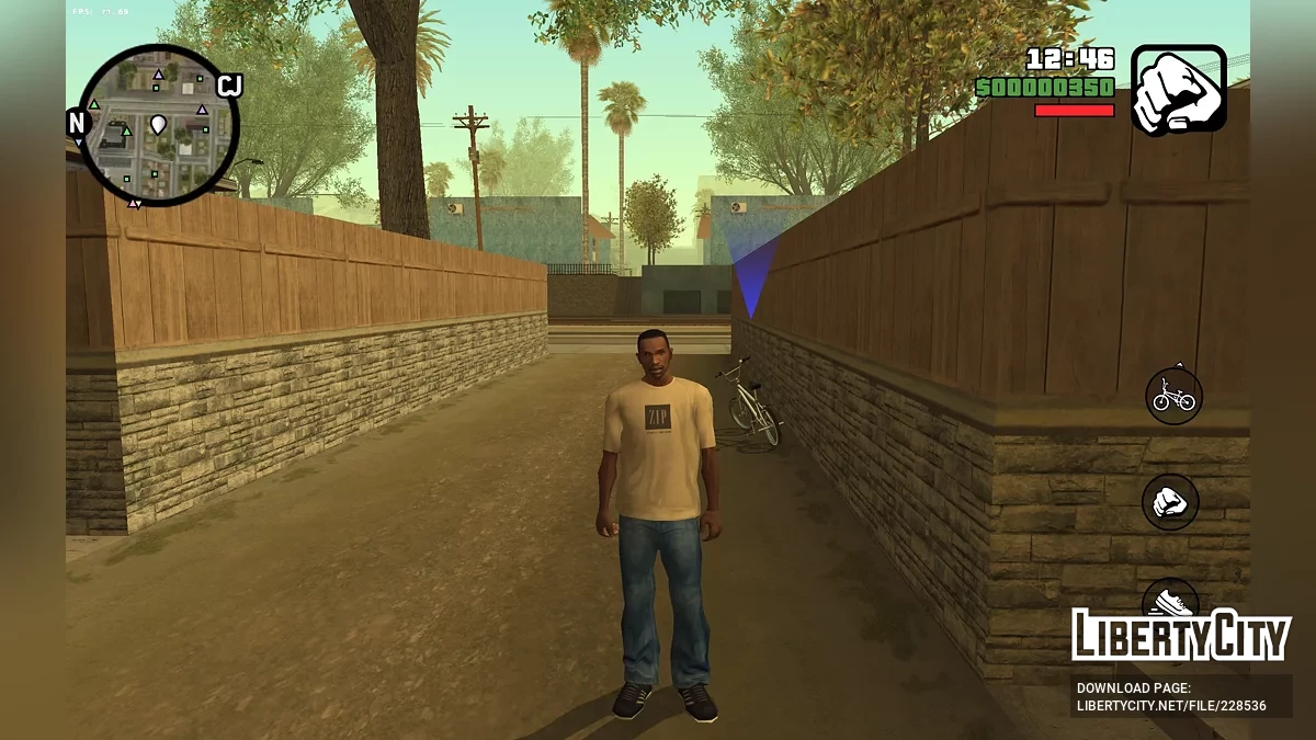 CJ из RoSa Project Evolved / GTA San Andreas (iOS, Android)