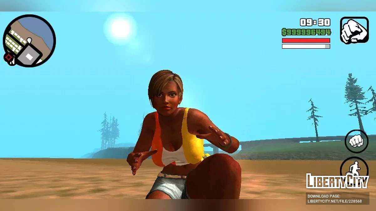 Лиза Хэмилтон из Dead or Alive / GTA San Andreas (iOS, Android)