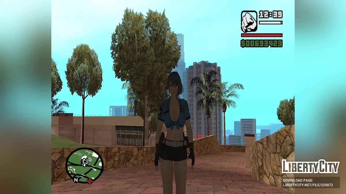 Костюм полицейского Тамаки / GTA San Andreas (iOS, Android)