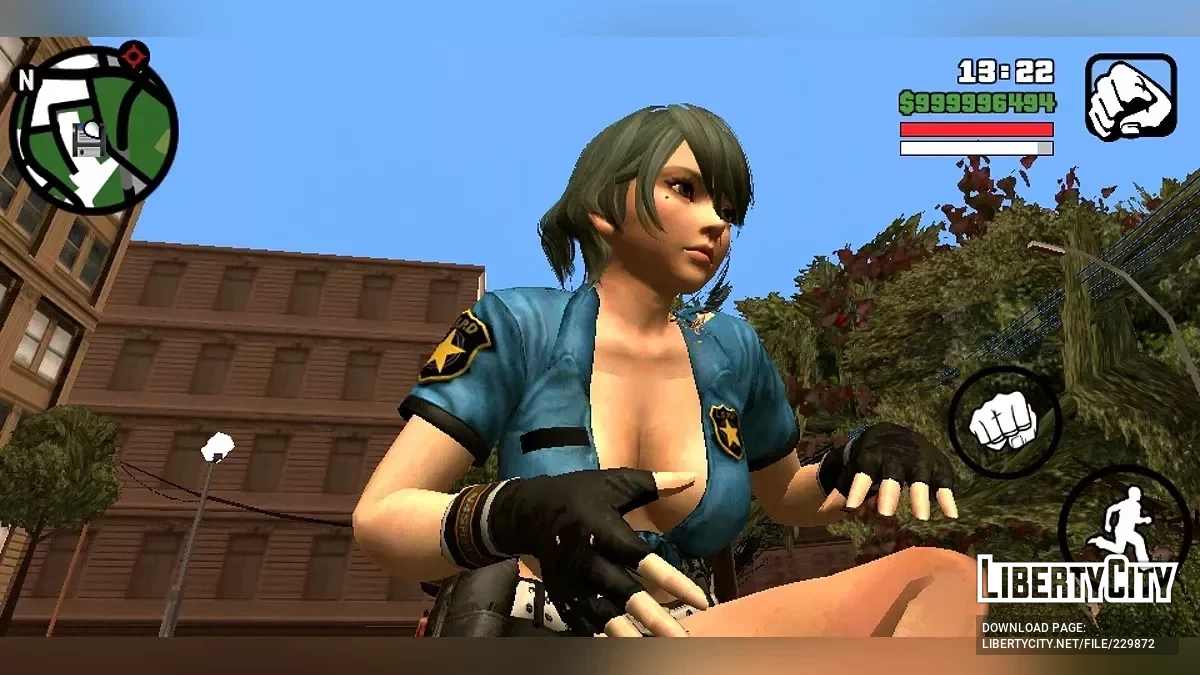 Костюм полицейского Тамаки / GTA San Andreas (iOS, Android)