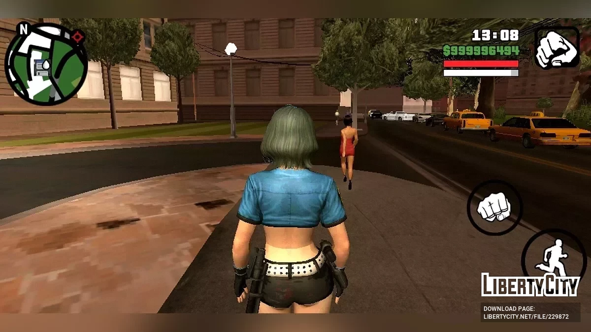 Костюм полицейского Тамаки / GTA San Andreas (iOS, Android)