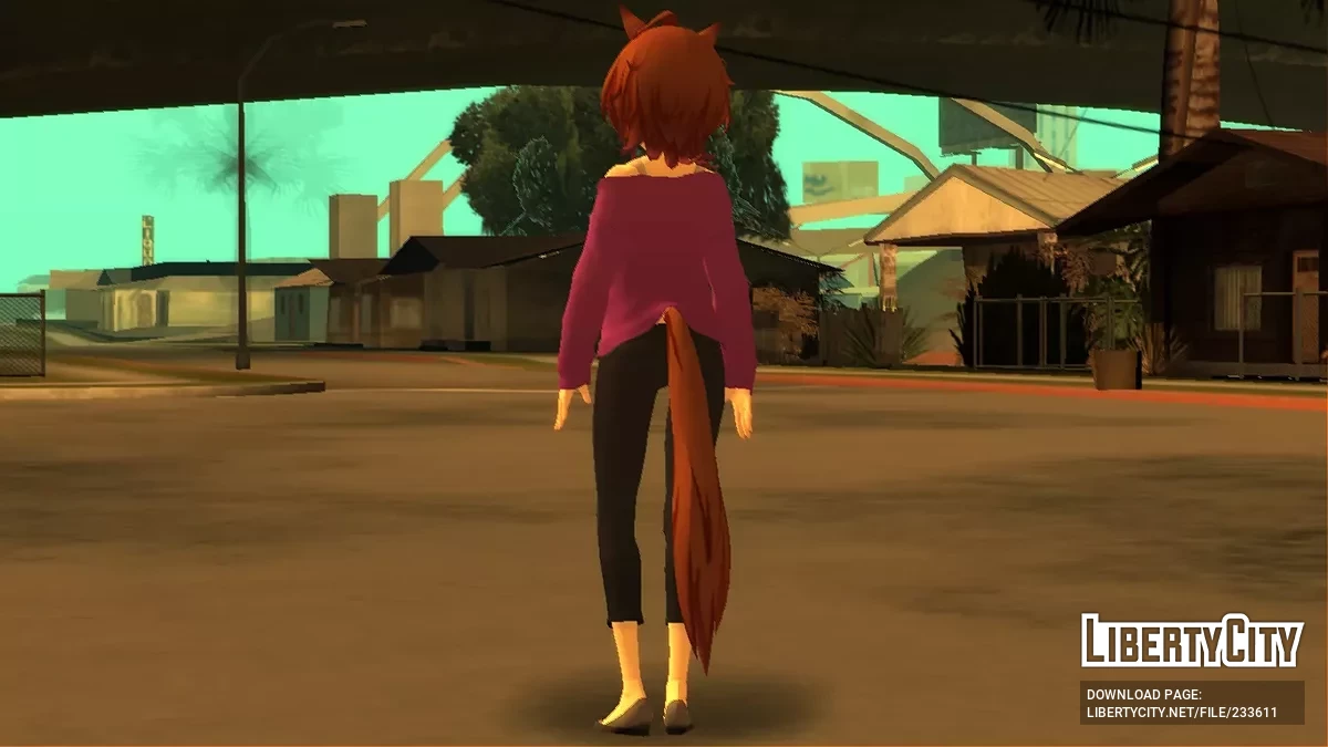 Агнес Такион из Uma Musume (PC + Android) / GTA San Andreas (iOS, Android)