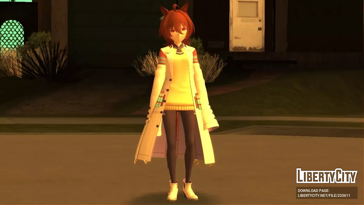 Агнес Такион из Uma Musume (PC + Android) / GTA San Andreas (iOS, Android)