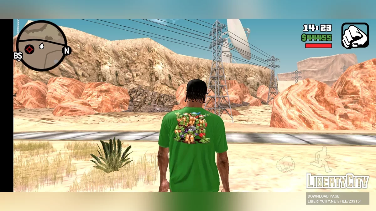 Модифицированный скин CJ / GTA San Andreas (iOS, Android)