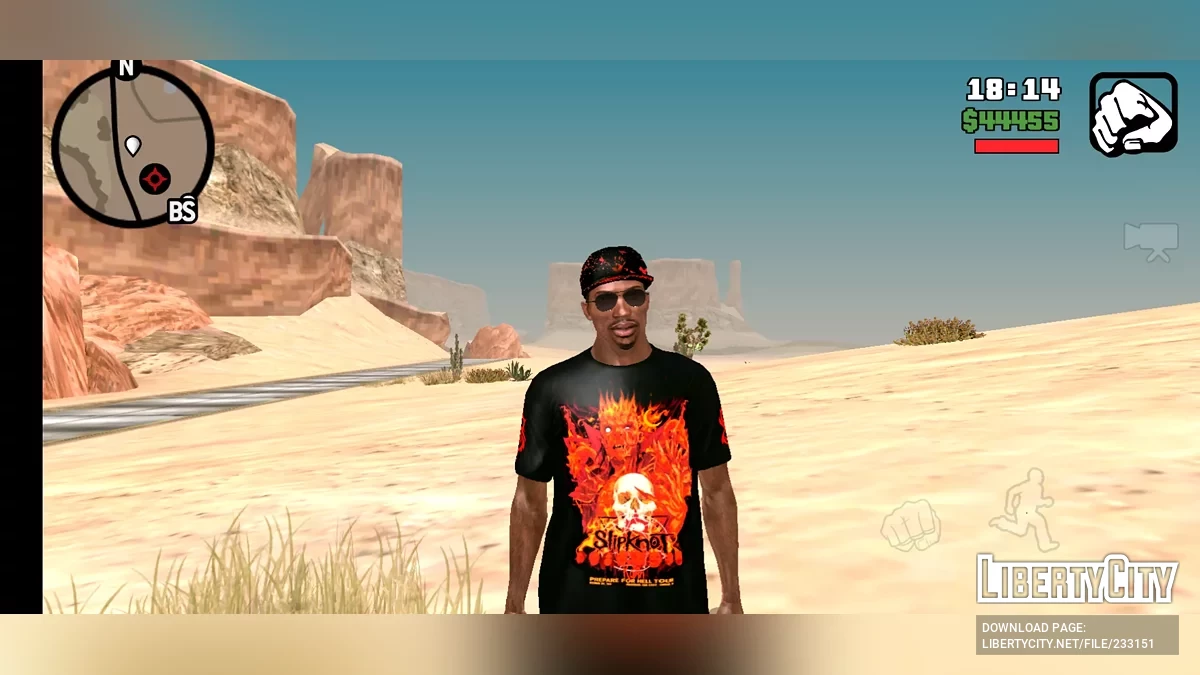 Модифицированный скин CJ / GTA San Andreas (iOS, Android)