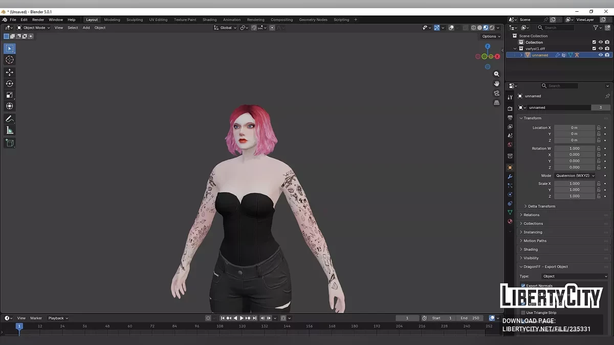 Хэлла в черном корсете и черных брюках / GTA San Andreas (iOS, Android)