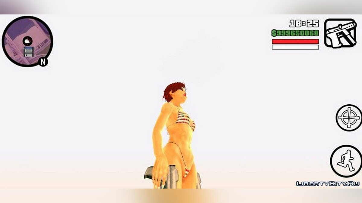 Скин персонажа Garota Da Praia для GTA San Andreas (iOS, Android) - Картинка #3