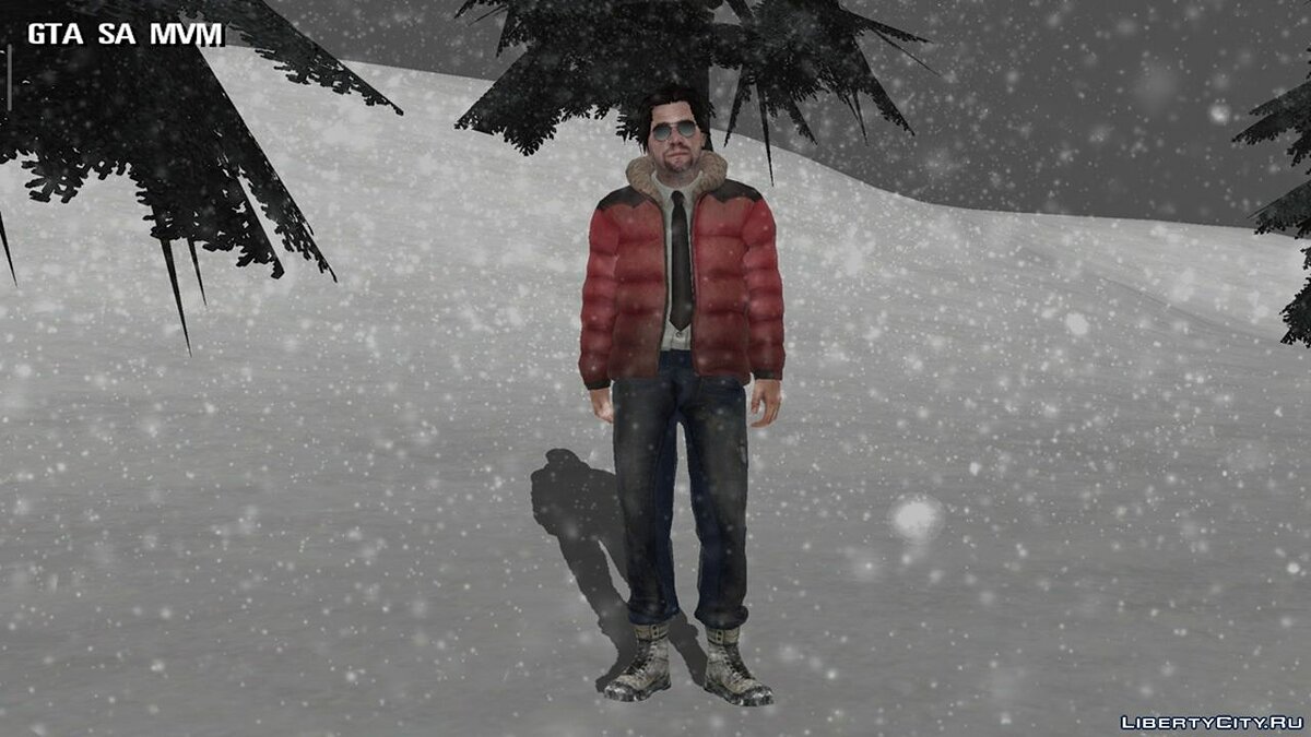 Зимний скин для GTA San Andreas (iOS, Android) - Картинка #1