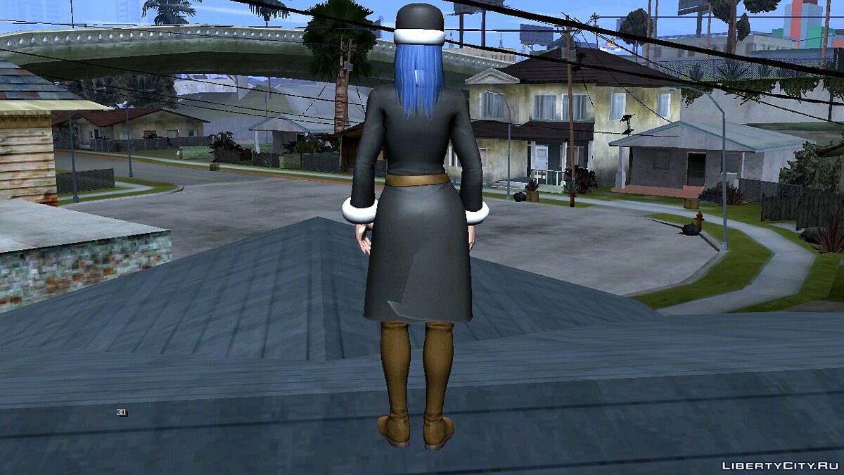 Хитоми из DOA5 в костюме для GTA San Andreas (iOS, Android) - Картинка #2