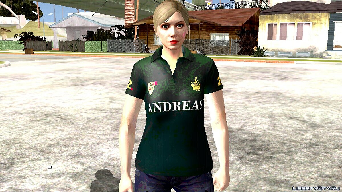 Рандомный скин девушки-блондинки из GTA Online #1 для GTA San Andreas (iOS, Android) - Картинка #1