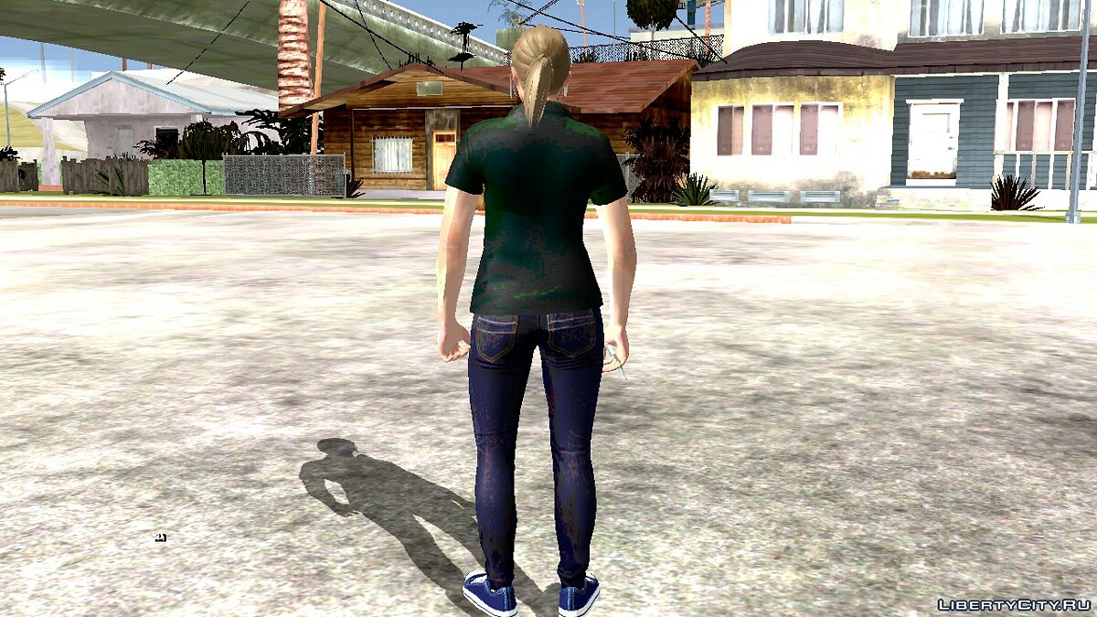 Рандомный скин девушки-блондинки из GTA Online #1 для GTA San Andreas (iOS, Android) - Картинка #3