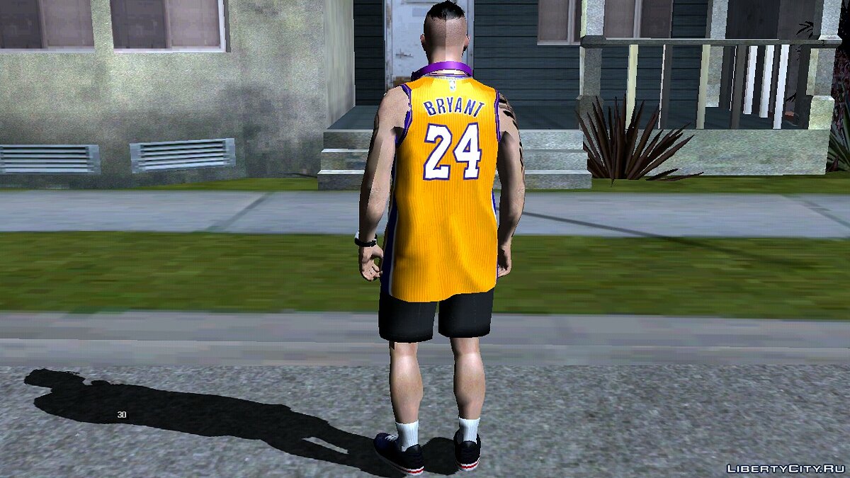 Рандомный скин из GTA Online #24 (Форма Коби из Los Angeles Lakers) для GTA San Andreas (iOS, Android) - Картинка #2