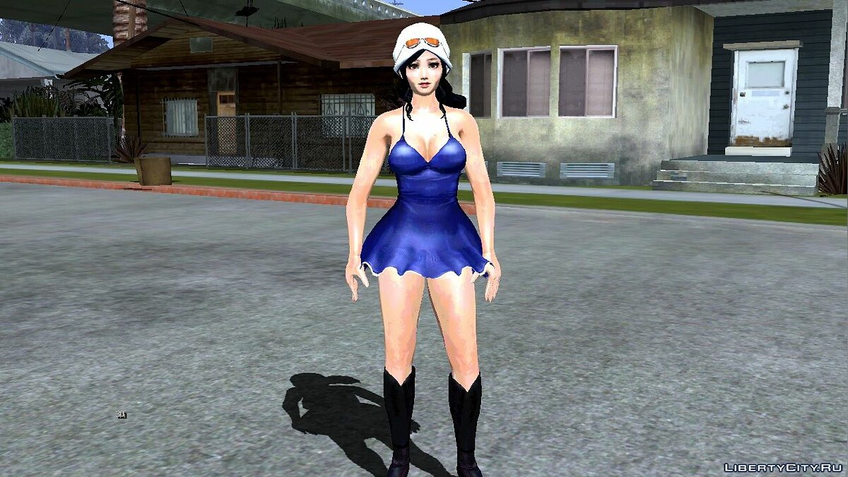 DOA Naotora Ii Nico Robin Dress Style One Piece v1 для GTA San Andreas (iOS, Android) - Картинка #1