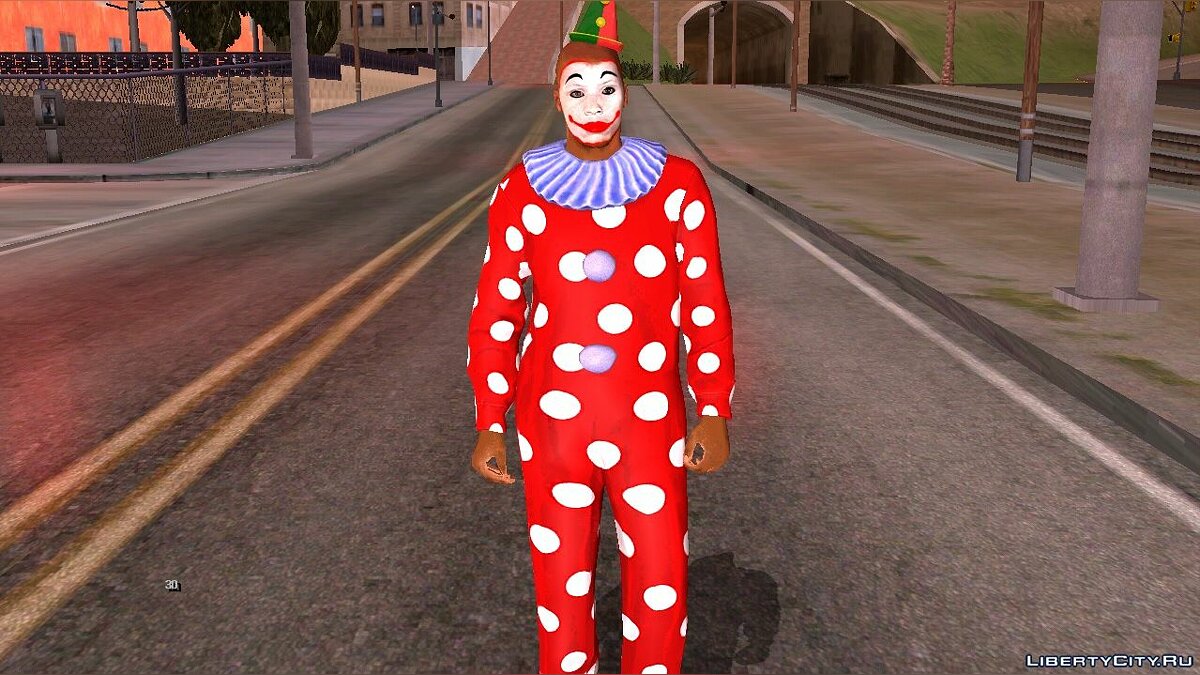 Клоун из GTA 5 для GTA San Andreas (iOS, Android) - Картинка #2