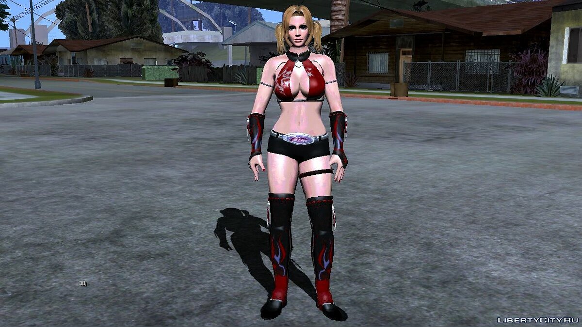 Тина Армстронг в костюме из DOA6 для GTA San Andreas (iOS, Android) - Картинка #1