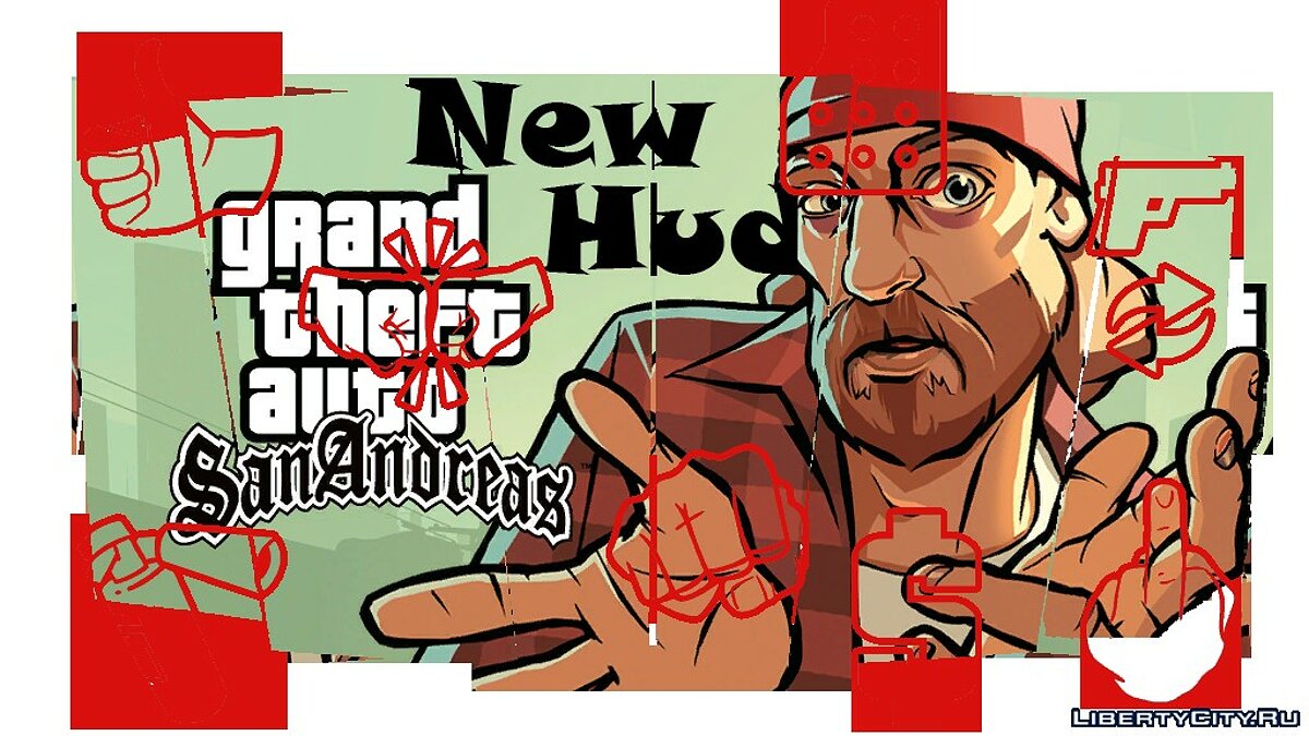 Скачать Новые Кнопки для GTA San Andreas (iOS, Android)