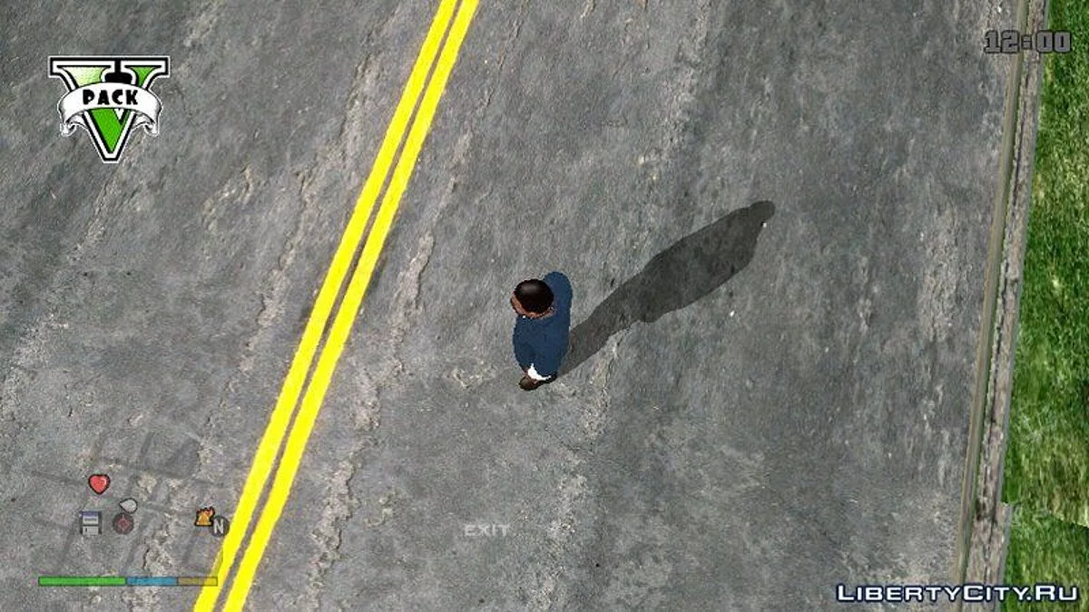 HD GTA SA The Road Texture For Mobile / GTA San Andreas (iOS, Android)