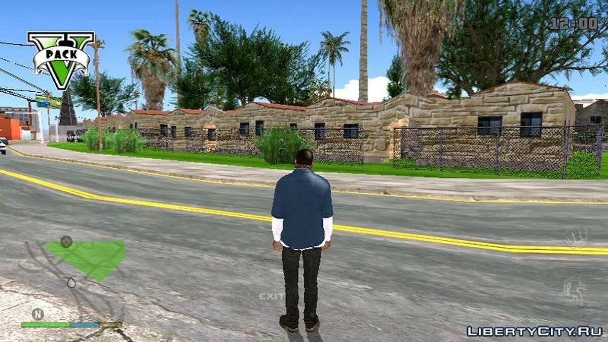 HD GTA SA The Road Texture For Mobile / GTA San Andreas (iOS, Android)