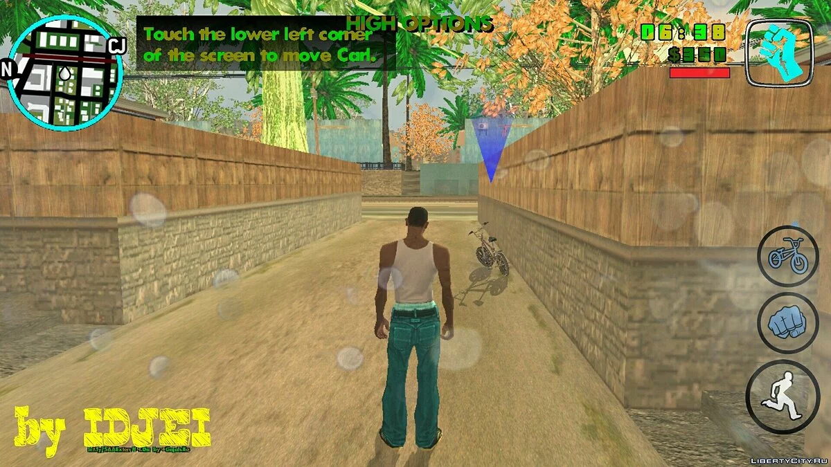 Графическая модификация - \"HIGH OPTIONS\" / GTA San Andreas (iOS, Android)